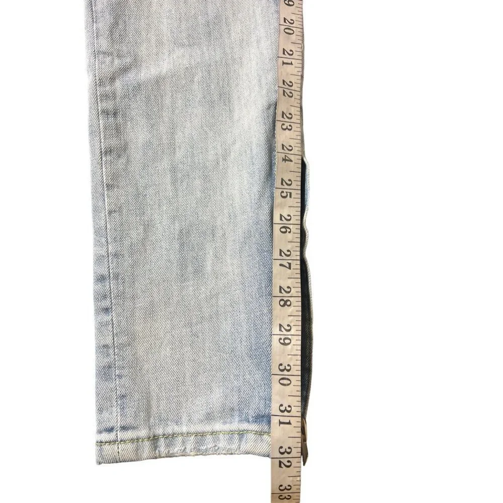 Mnml Men's Denim Zipper Skinny Jeans